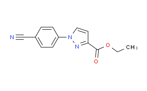 CAS No. 1707392-21-9, Ethyl 1-(4-cyanophenyl)-1H-pyrazole-3-carboxylate