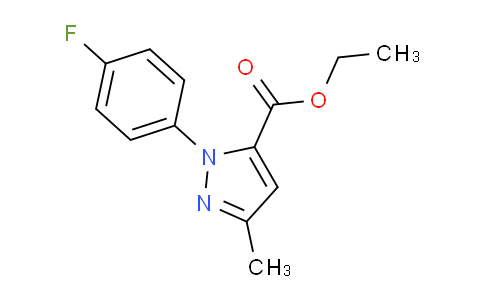 CAS No. 288251-64-9, Ethyl 1-(4-fluorophenyl)-3-methyl-1H-pyrazole-5-carboxylate