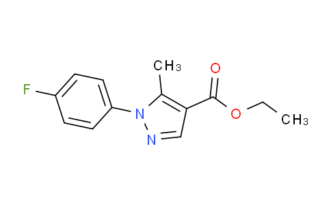CAS No. 288252-73-3, Ethyl 1-(4-fluorophenyl)-5-methyl-1H-pyrazole-4-carboxylate