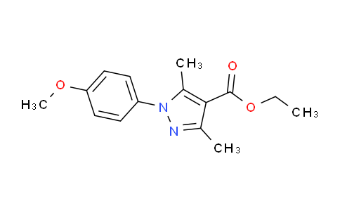 CAS No. 849416-70-2, Ethyl 1-(4-methoxyphenyl)-3,5-dimethyl-1H-pyrazole-4-carboxylate
