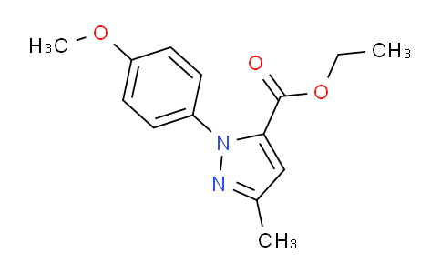 CAS No. 218632-36-1, Ethyl 1-(4-methoxyphenyl)-3-methyl-1H-pyrazole-5-carboxylate