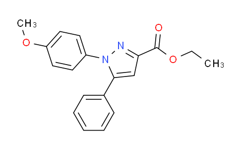 CAS No. 62160-90-1, Ethyl 1-(4-methoxyphenyl)-5-phenyl-1H-pyrazole-3-carboxylate