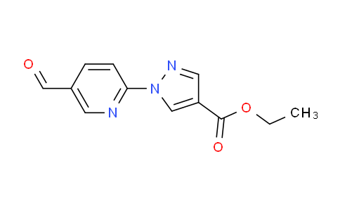 CAS No. 1505914-27-1, Ethyl 1-(5-formylpyridin-2-yl)-1H-pyrazole-4-carboxylate
