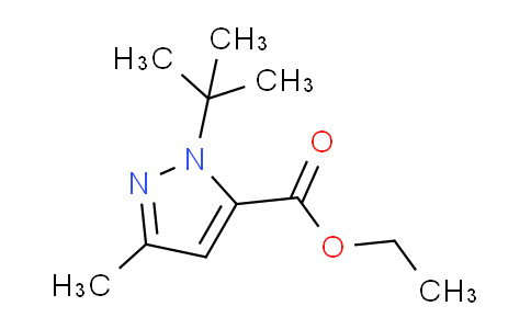 CAS No. 175277-08-4, Ethyl 1-(tert-butyl)-3-methyl-1H-pyrazole-5-carboxylate