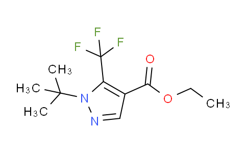 CAS No. 852691-03-3, Ethyl 1-(tert-butyl)-5-(trifluoromethyl)-1H-pyrazole-4-carboxylate