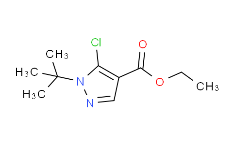 CAS No. 112779-13-2, Ethyl 1-(tert-butyl)-5-chloro-1H-pyrazole-4-carboxylate