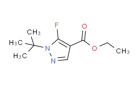 CAS No. 1269291-64-6, Ethyl 1-(tert-butyl)-5-fluoro-1H-pyrazole-4-carboxylate