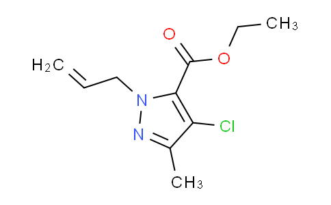 CAS No. 1373247-41-6, Ethyl 1-allyl-4-chloro-3-methyl-1H-pyrazole-5-carboxylate