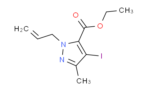 CAS No. 1373247-59-6, Ethyl 1-allyl-4-iodo-3-methyl-1H-pyrazole-5-carboxylate