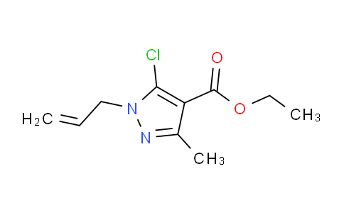 CAS No. 882532-27-6, Ethyl 1-allyl-5-chloro-3-methyl-1H-pyrazole-4-carboxylate