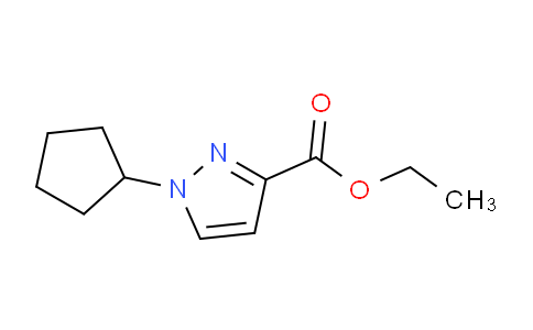 CAS No. 1002535-19-4, Ethyl 1-cyclopentyl-1H-pyrazole-3-carboxylate