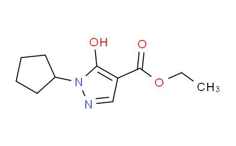 CAS No. 1547888-86-7, Ethyl 1-cyclopentyl-5-hydroxy-1H-pyrazole-4-carboxylate