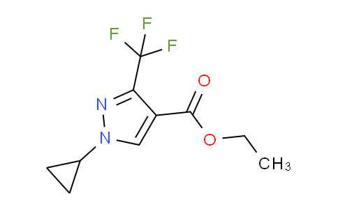 CAS No. 1402445-97-9, Ethyl 1-cyclopropyl-3-(trifluoromethyl)-1H-pyrazole-4-carboxylate