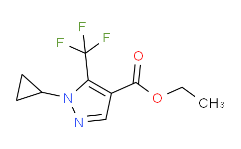 CAS No. 950858-08-9, Ethyl 1-cyclopropyl-5-(trifluoromethyl)-1H-pyrazole-4-carboxylate