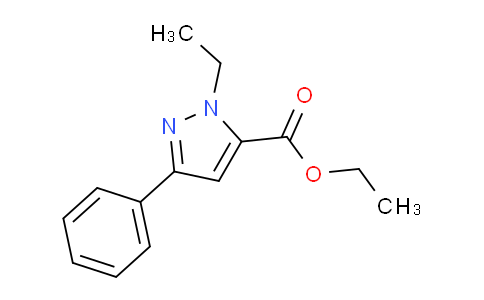 CAS No. 10199-55-0, Ethyl 1-ethyl-3-phenyl-1H-pyrazole-5-carboxylate