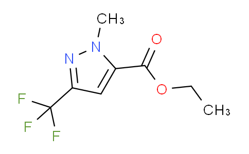 CAS No. 1236144-18-5, Ethyl 1-methyl-3-(trifluoromethyl)-1H-pyrazole-5-carboxylate