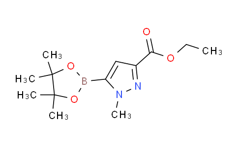 CAS No. 1616930-46-1, Ethyl 1-methyl-5-(4,4,5,5-tetramethyl-1,3,2-dioxaborolan-2-yl)-1H-pyrazole-3-carboxylate