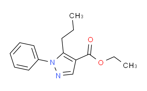 CAS No. 116344-12-8, Ethyl 1-phenyl-5-propyl-1H-pyrazole-4-carboxylate