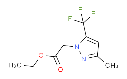 CAS No. 1015781-16-4, Ethyl 2-(3-methyl-5-(trifluoromethyl)-1H-pyrazol-1-yl)acetate