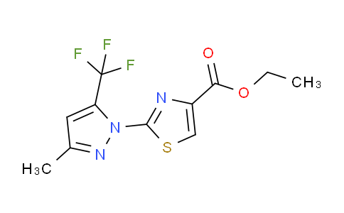 DY649437 | 955975-47-0 | Ethyl 2-(3-methyl-5-(trifluoromethyl)-1H-pyrazol-1-yl)thiazole-4-carboxylate