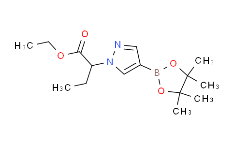 CAS No. 2096998-35-3, Ethyl 2-(4-(4,4,5,5-tetramethyl-1,3,2-dioxaborolan-2-yl)-1H-pyrazol-1-yl)butanoate
