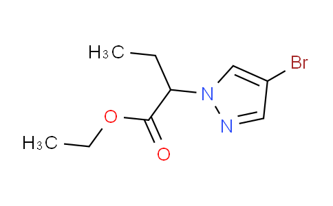 CAS No. 1005650-19-0, Ethyl 2-(4-Bromo-1H-pyrazol-1-yl)butanoate