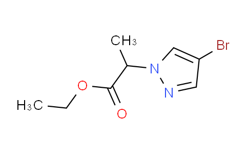 CAS No. 51292-41-2, Ethyl 2-(4-bromo-1H-pyrazol-1-yl)propanoate