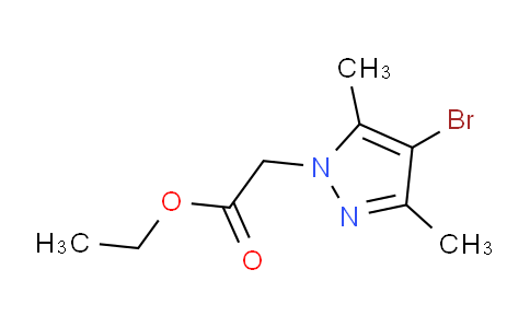 CAS No. 175137-54-9, Ethyl 2-(4-bromo-3,5-dimethyl-1H-pyrazol-1-yl)acetate