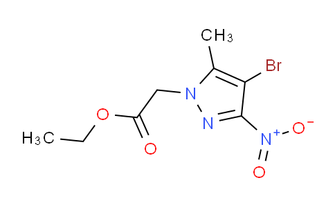 CAS No. 351992-36-4, Ethyl 2-(4-bromo-5-methyl-3-nitro-1H-pyrazol-1-yl)acetate