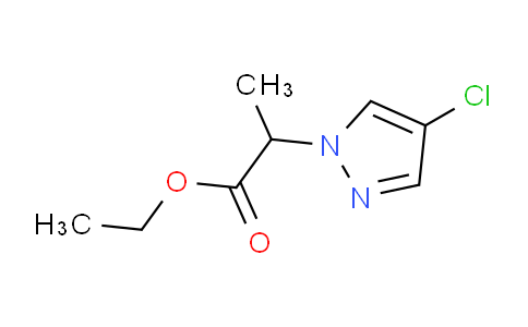 CAS No. 51292-38-7, Ethyl 2-(4-chloro-1H-pyrazol-1-yl)propanoate