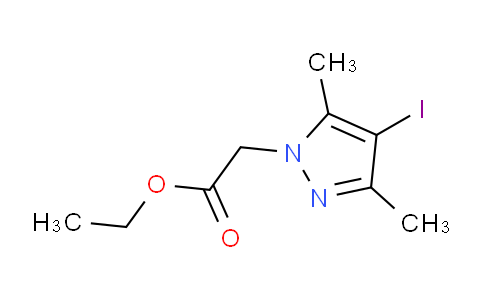 CAS No. 1158314-64-7, Ethyl 2-(4-iodo-3,5-dimethyl-1H-pyrazol-1-yl)acetate