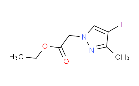 CAS No. 1354704-28-1, Ethyl 2-(4-iodo-3-methyl-1H-pyrazol-1-yl)acetate