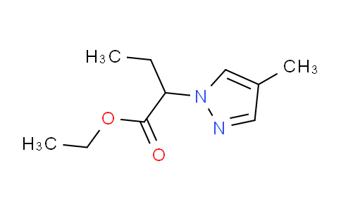 CAS No. 1172037-22-7, Ethyl 2-(4-methyl-1H-pyrazol-1-yl)butanoate