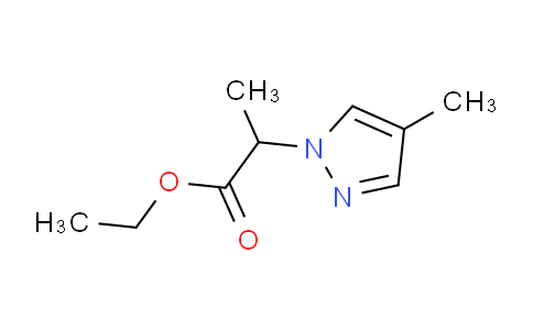 CAS No. 1005650-04-3, Ethyl 2-(4-methyl-1H-pyrazol-1-yl)propanoate