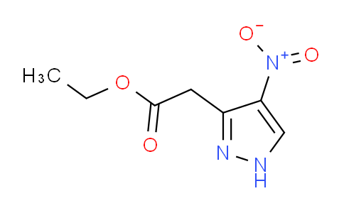 CAS No. 1171521-77-9, Ethyl 2-(4-nitro-1H-pyrazol-3-yl)acetate