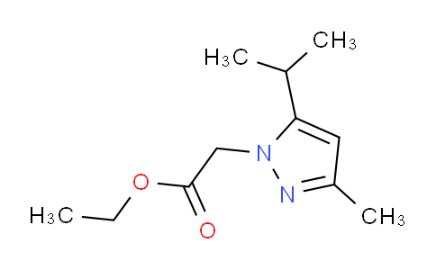 CAS No. 1596337-37-9, Ethyl 2-(5-isopropyl-3-methyl-1H-pyrazol-1-yl)acetate