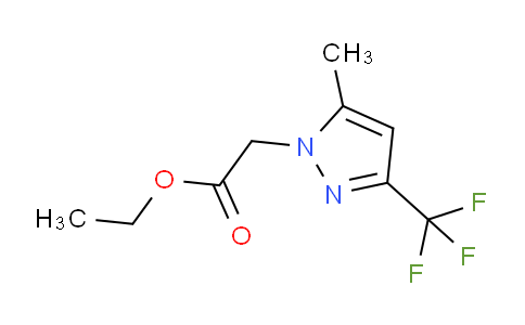 CAS No. 299405-24-6, Ethyl 2-(5-Methyl-3-(trifluoromethyl)-1H-pyrazol-1-yl)acetate