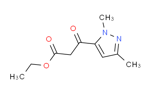 CAS No. 959312-57-3, Ethyl 3-(1,3-dimethyl-1H-pyrazol-5-yl)-3-oxopropanoate