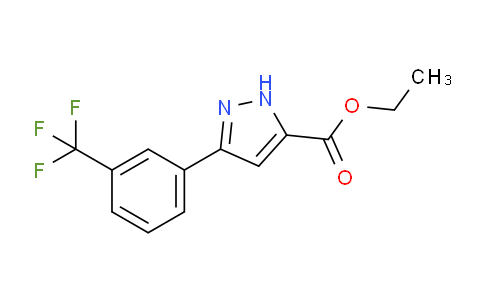 CAS No. 93618-46-3, Ethyl 3-(3-(trifluoromethyl)phenyl)-1H-pyrazole-5-carboxylate