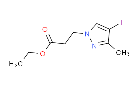 CAS No. 1354705-65-9, Ethyl 3-(4-iodo-3-methyl-1H-pyrazol-1-yl)propanoate