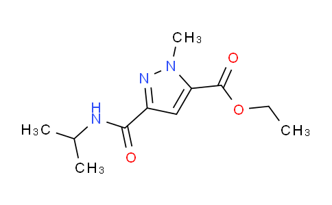 CAS No. 957299-11-5, Ethyl 3-(isopropylcarbamoyl)-1-methyl-1H-pyrazole-5-carboxylate