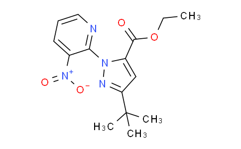 CAS No. 959572-95-3, Ethyl 3-(tert-butyl)-1-(3-nitropyridin-2-yl)-1H-pyrazole-5-carboxylate