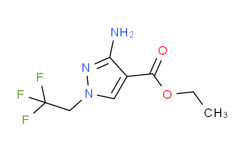 CAS No. 1787974-00-8, Ethyl 3-amino-1-(2,2,2-trifluoroethyl)-1H-pyrazole-4-carboxylate