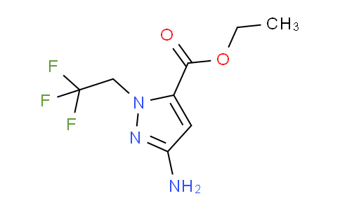CAS No. 1328640-51-2, Ethyl 3-amino-1-(2,2,2-trifluoroethyl)-1H-pyrazole-5-carboxylate