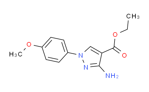CAS No. 1225151-65-4, Ethyl 3-amino-1-(4-methoxyphenyl)-1H-pyrazole-4-carboxylate