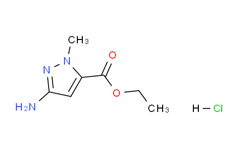 CAS No. 1197228-34-4, Ethyl 3-amino-1-methyl-1H-pyrazole-5-carboxylate hydrochloride