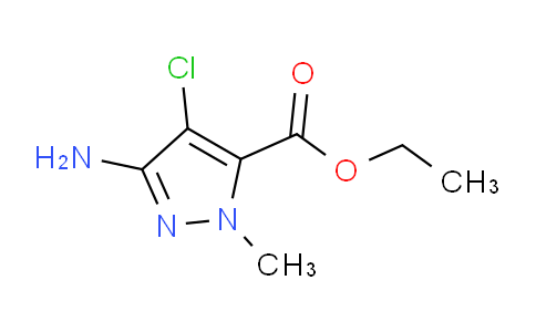 CAS No. 1006494-35-4, Ethyl 3-amino-4-chloro-1-methyl-1H-pyrazole-5-carboxylate