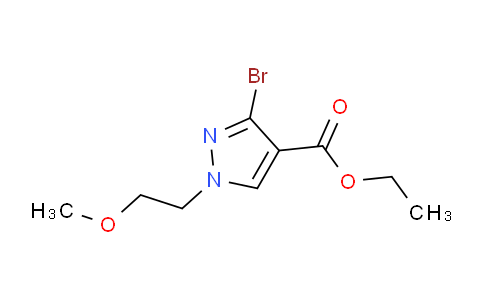 CAS No. 1707393-81-4, Ethyl 3-bromo-1-(2-methoxyethyl)-1H-pyrazole-4-carboxylate
