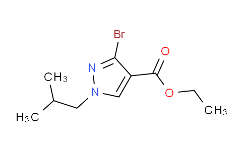 CAS No. 1399657-06-7, Ethyl 3-bromo-1-isobutyl-1H-pyrazole-4-carboxylate