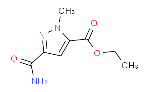 CAS No. 496835-04-2, Ethyl 3-carbamoyl-1-methyl-1H-pyrazole-5-carboxylate